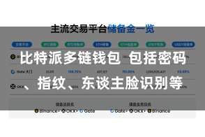 比特派多链钱包  包括密码、指纹、东谈主脸识别等