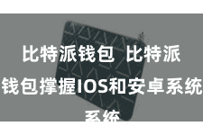 比特派钱包  比特派钱包撑握IOS和安卓系统