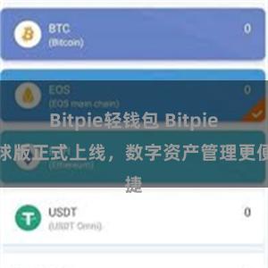 Bitpie轻钱包 Bitpie全球版正式上线，数字资产管理更便捷