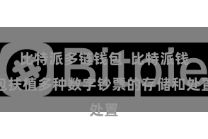 比特派多链钱包  比特派钱包扶植多种数字钞票的存储和处置