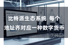 比特派生态系统  每个地址齐对应一种数字货币