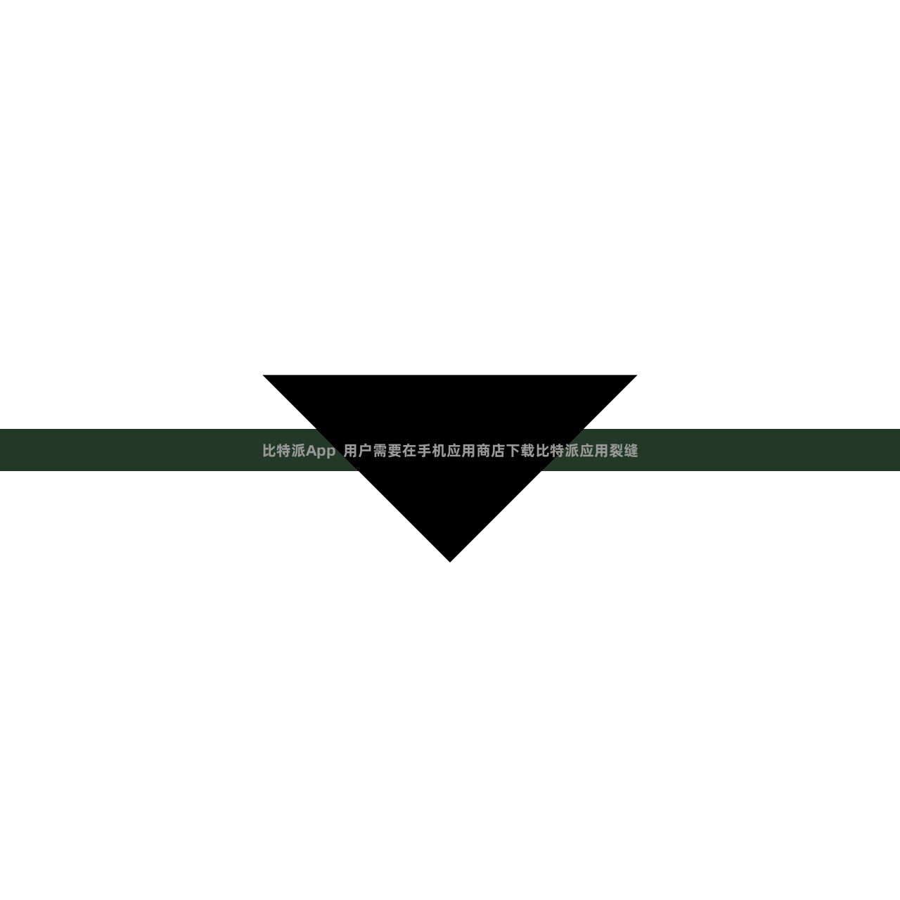 比特派App  用户需要在手机应用商店下载比特派应用裂缝