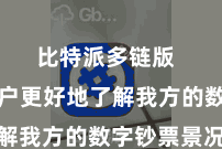 比特派多链版  匡助用户更好地了解我方的数字钞票景况